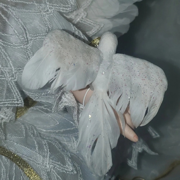 Baby’s Dream Hand Crafted Bisque Porcelain Girl Angel Doll by Dream Collection - Picture 5 of 11